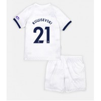 Dječji Nogometni Dres Tottenham Hotspur Dejan Kulusevski #21 Domaci 2023-24 Kratak Rukav (+ Kratke hlače)